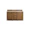 James Martin Vanities Bristol 60in Double Vanity, Saddle Brown w/ 3 CM Eternal Marfil Quartz Top 157-V60D-SBR-3EMR - alternate 1